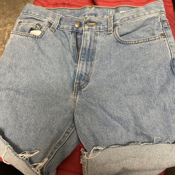 George Pants - High waisted jean shorts